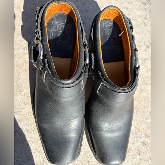 FRYE Harness Mules Black - Picture 6 of 16